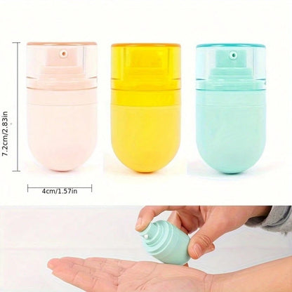 Portable Refillable 30ml Lotion Bottle- Waterproof Compact Travel Size, Suitable For Moisturizers, Body Washes, Shampoos, Essential Oils- Durable Plastic Material, No Power Supply Required, Handheld
