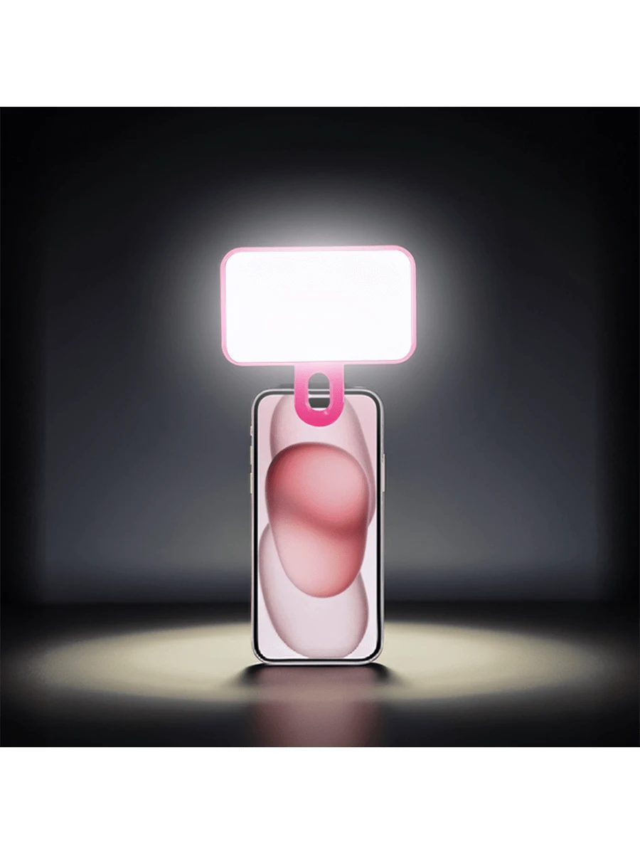 Portable Selfie Fill Light With Clip, Suitable For Phone Camera, Video Conference, 3 Lighting Modes, Rechargeable, Compact, Fit For Laptop/Phone/Tablet/Zoom Call/Makeup, Ideal For Selfie And Live Stre