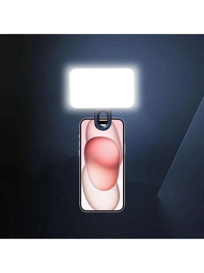 Portable Selfie Fill Light With Clip, Suitable For Phone Camera, Video Conference, 3 Lighting Modes, Rechargeable, Compact, Fit For Laptop/Phone/Tablet/Zoom Call/Makeup, Ideal For Selfie And Live Stre