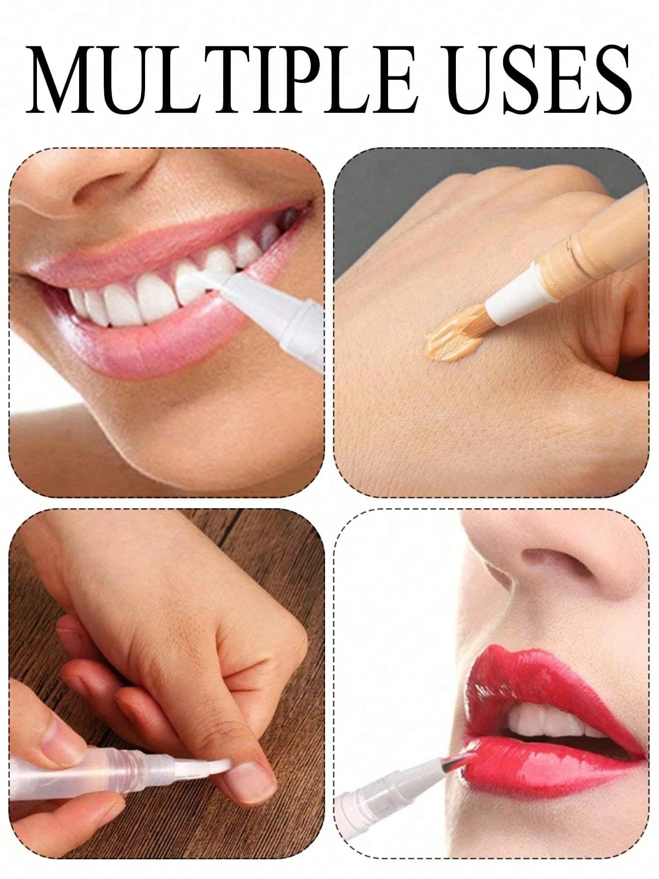 Portable Travel Liquid Foundation Refill Pen, Disposable Empty Tube, Suitable For Primer, Cuticle Oil And Acne Serum