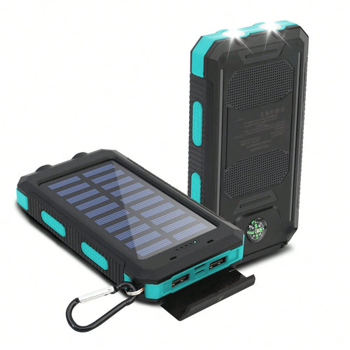 Power-Bank-Solar-Charger- 8000mAh Portable Charger,Solar Power Bank,External Battery Pack, Built-In Super Bright Flashlight,Solar Charger For Cell Phone, Portable Solar Power Bank,Dual-Purpose Char