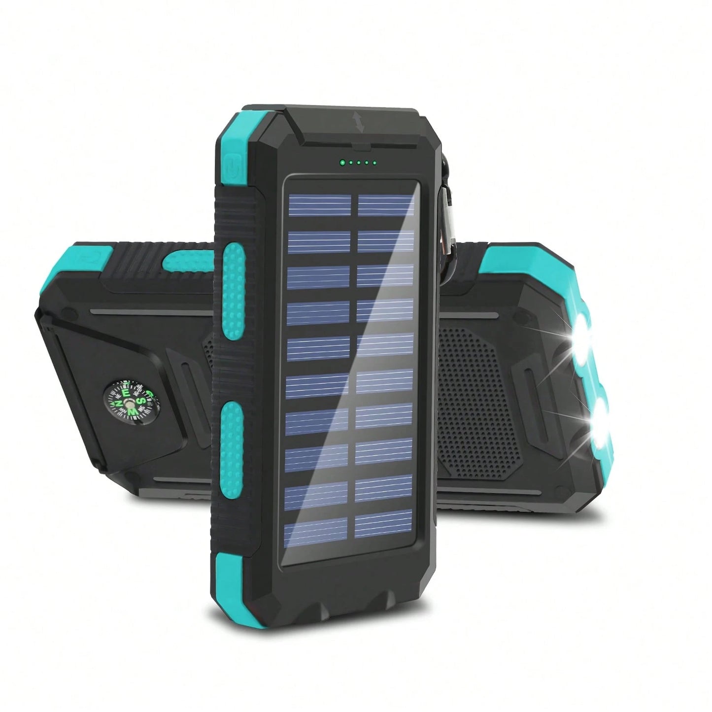 Power-Bank-Solar-Charger- 8000mAh Portable Charger,Solar Power Bank,External Battery Pack, Built-In Super Bright Flashlight,Solar Charger For Cell Phone, Portable Solar Power Bank,Dual-Purpose Char