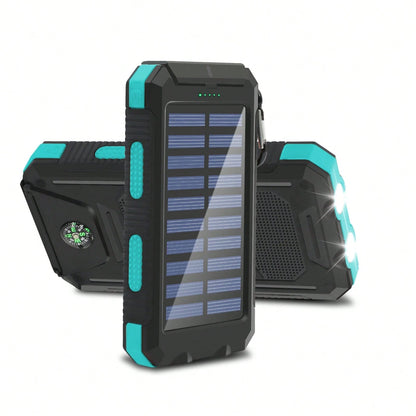 Power-Bank-Solar-Charger- 8000mAh Portable Charger,Solar Power Bank,External Battery Pack, Built-In Super Bright Flashlight,Solar Charger For Cell Phone, Portable Solar Power Bank,Dual-Purpose Char