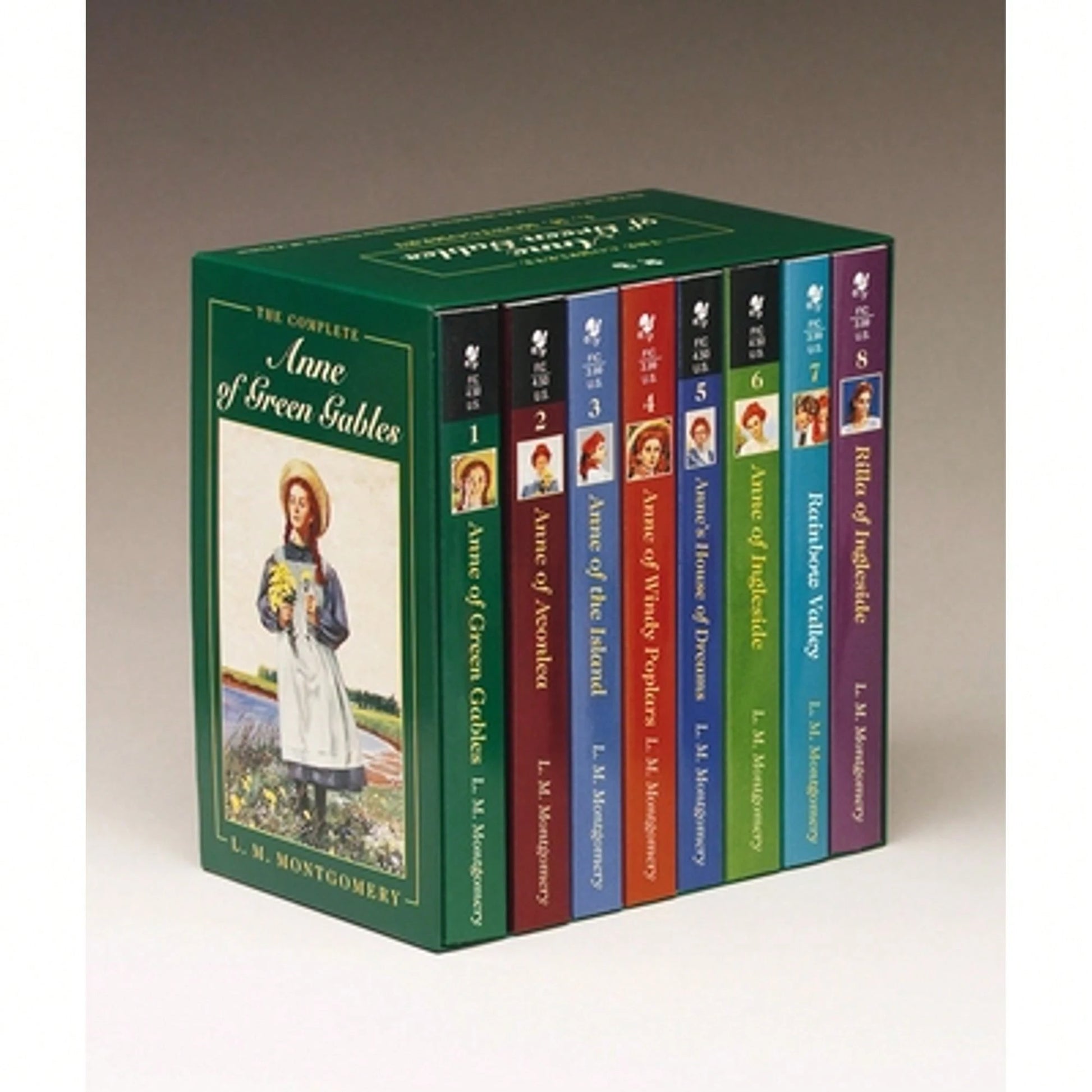 Pre-Owned Anne Of Green Gables, Complete 8-Book Box Set (Paperback) By L M Montgomery