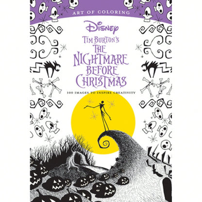 Pre-Owned Art Of Coloring: Tim Burton's The Nightmare Before Christmas: 100 Images To Inspire (Paperback) By Disney Books