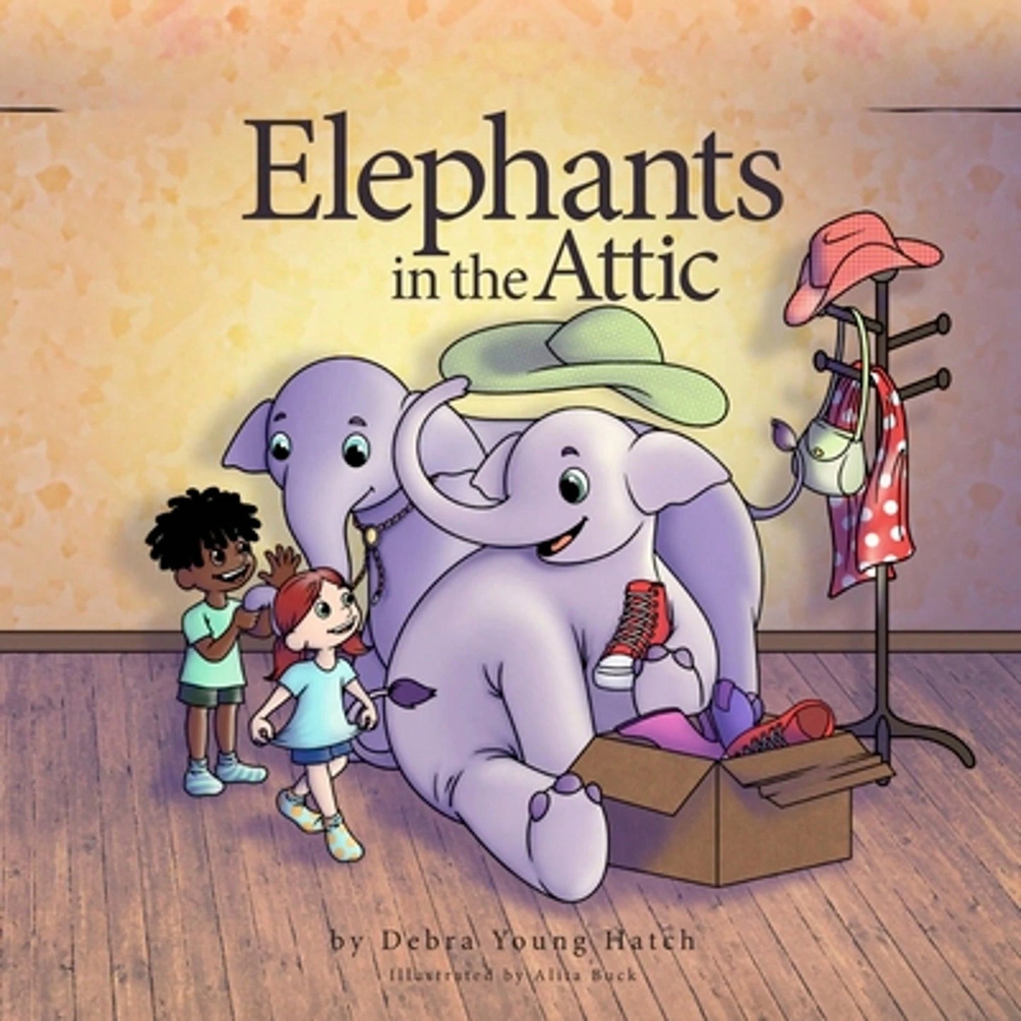 Pre-Owned Elephants In The Attic (Hardcover) By Debra Young Hatch