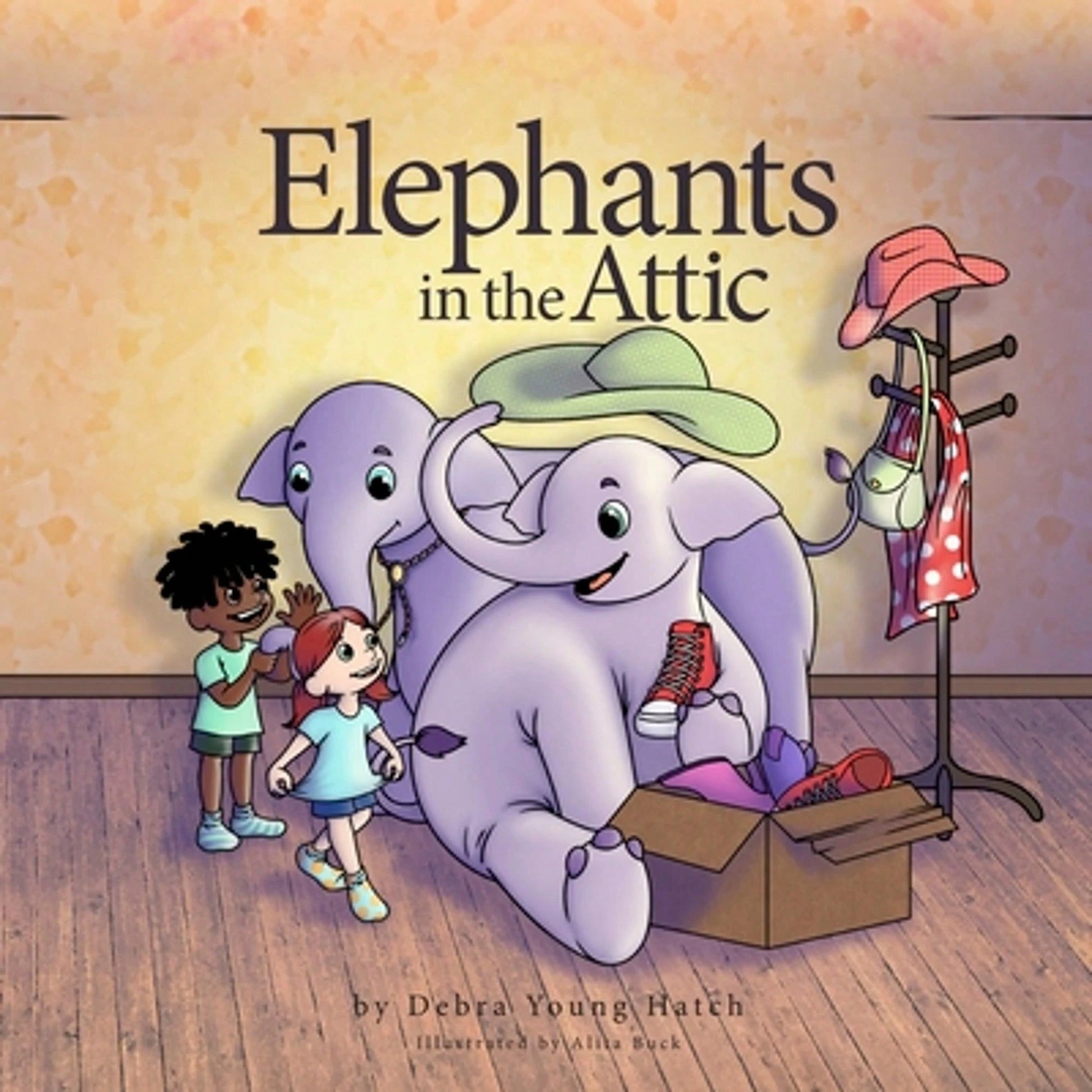 Pre-Owned Elephants In The Attic (Hardcover) By Debra Young Hatch