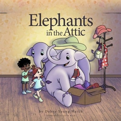 Pre-Owned Elephants In The Attic (Hardcover) By Debra Young Hatch