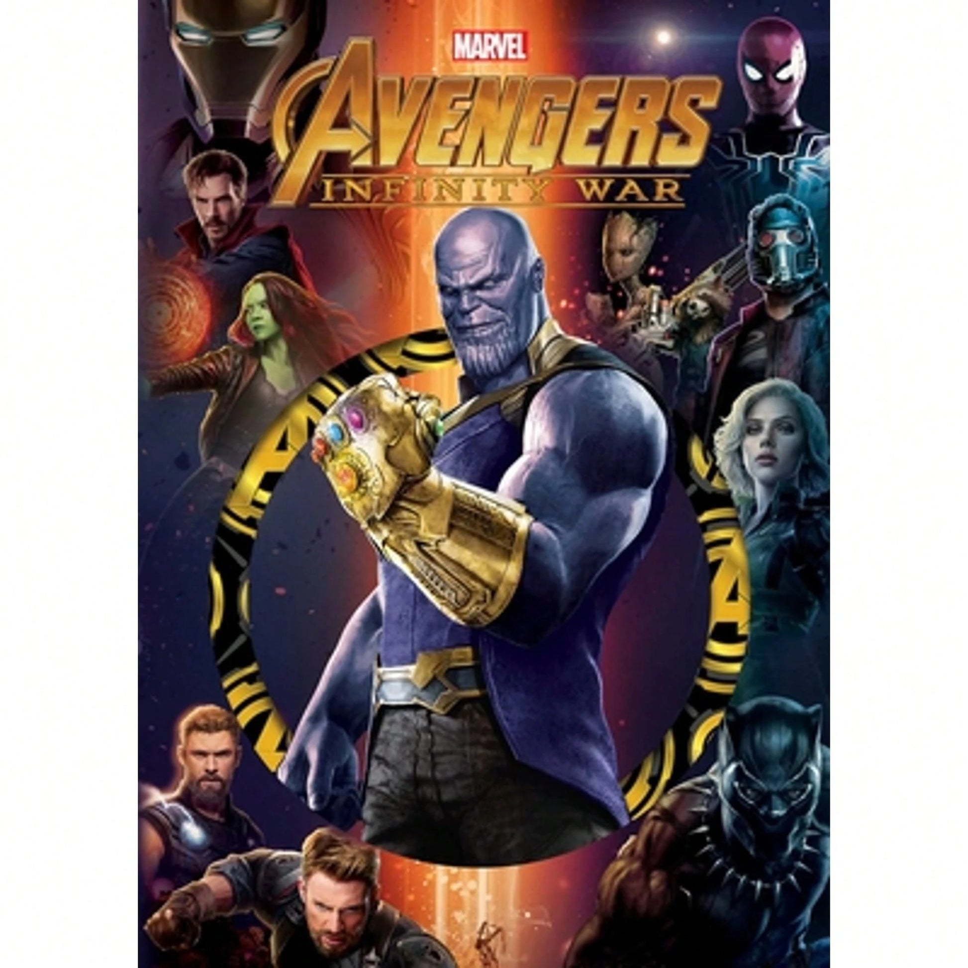 Pre-Owned Marvel Die-Cut Classic: Avengers Infinity War (Hardcover) By Editors Of Studio Fun International