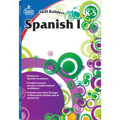 Pre-Owned Spanish I, Grades K- 5 (Skill Builders), Grades K- 5 (Paperback) By Carson Dellosa Education (Compiled By)