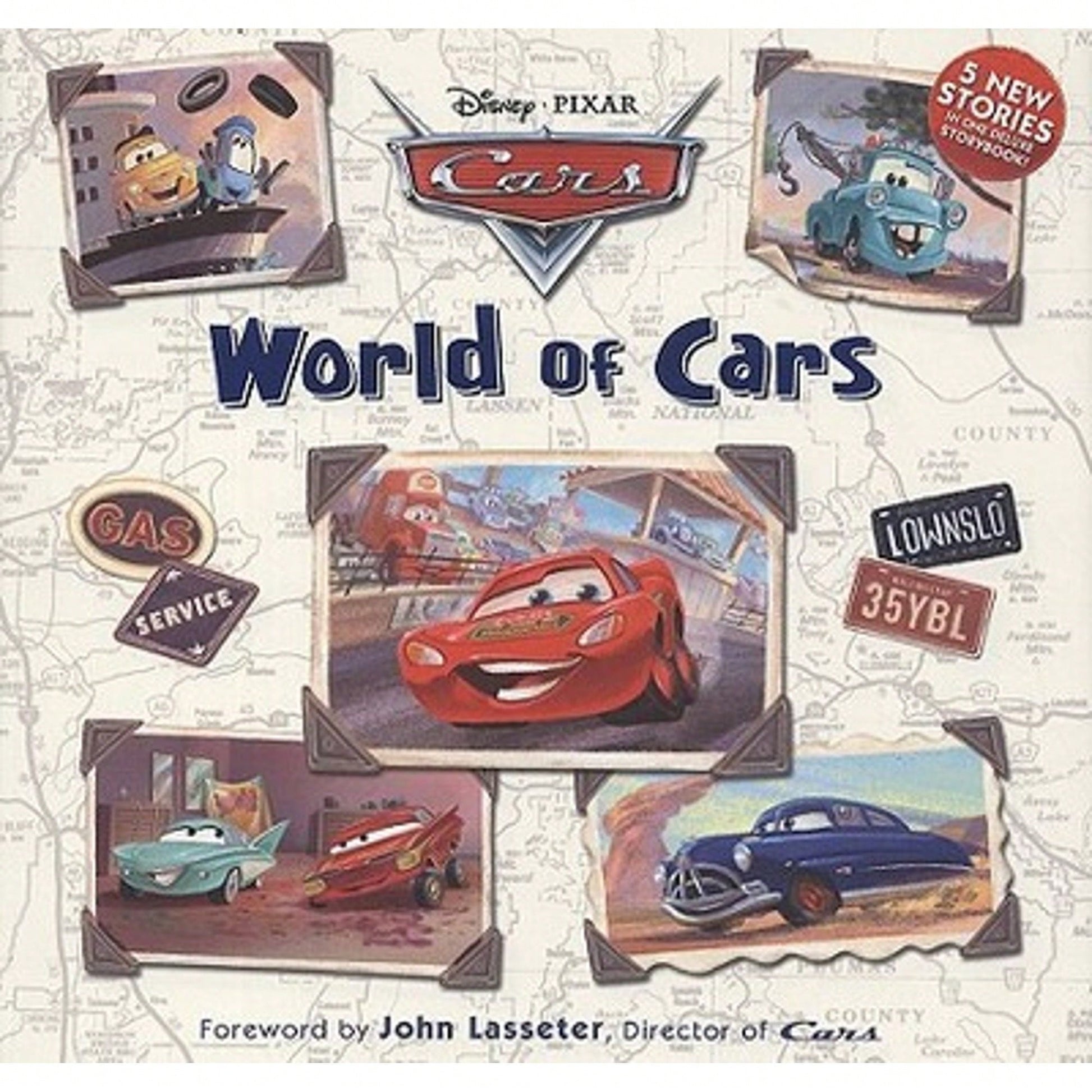 Pre-Owned World Of Cars (Hardcover) By Disney Books