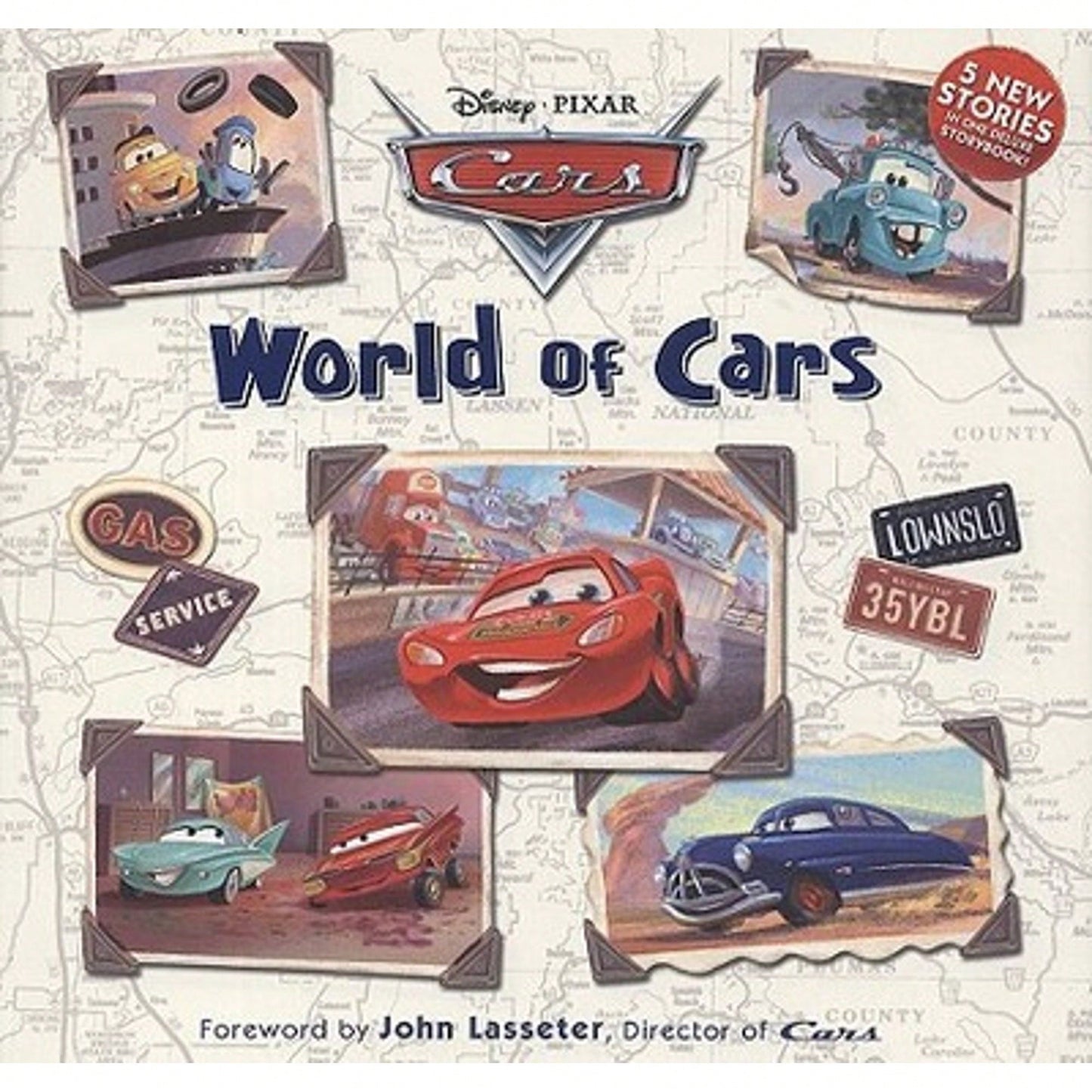 Pre-Owned World Of Cars (Hardcover) By Disney Books