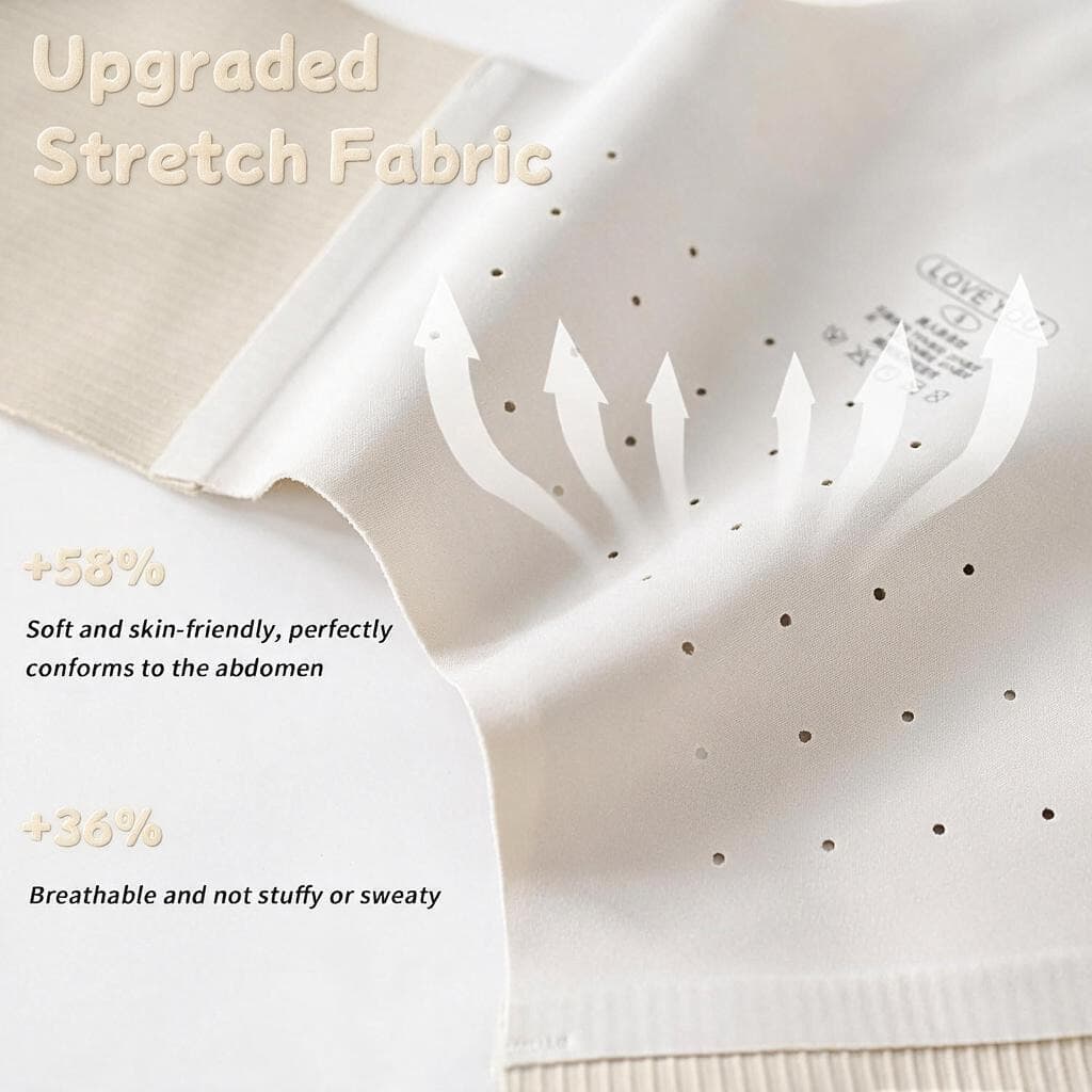 Pregnancy Belly Band, Pregnancy Support Belt With Shoulder Strap, Adjustable Maternity Belt, Highly Elastic And Breathable Fabric Easy To Wear (Beige)