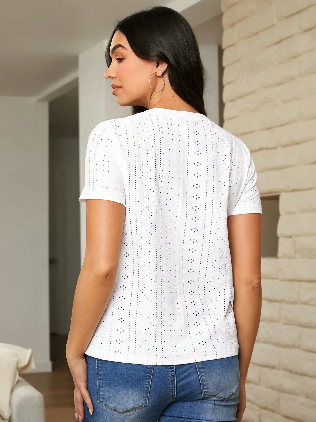 Pregnant Women's Home Nursing Top Simple Round Neck T-Shirt For Maternity World Cup