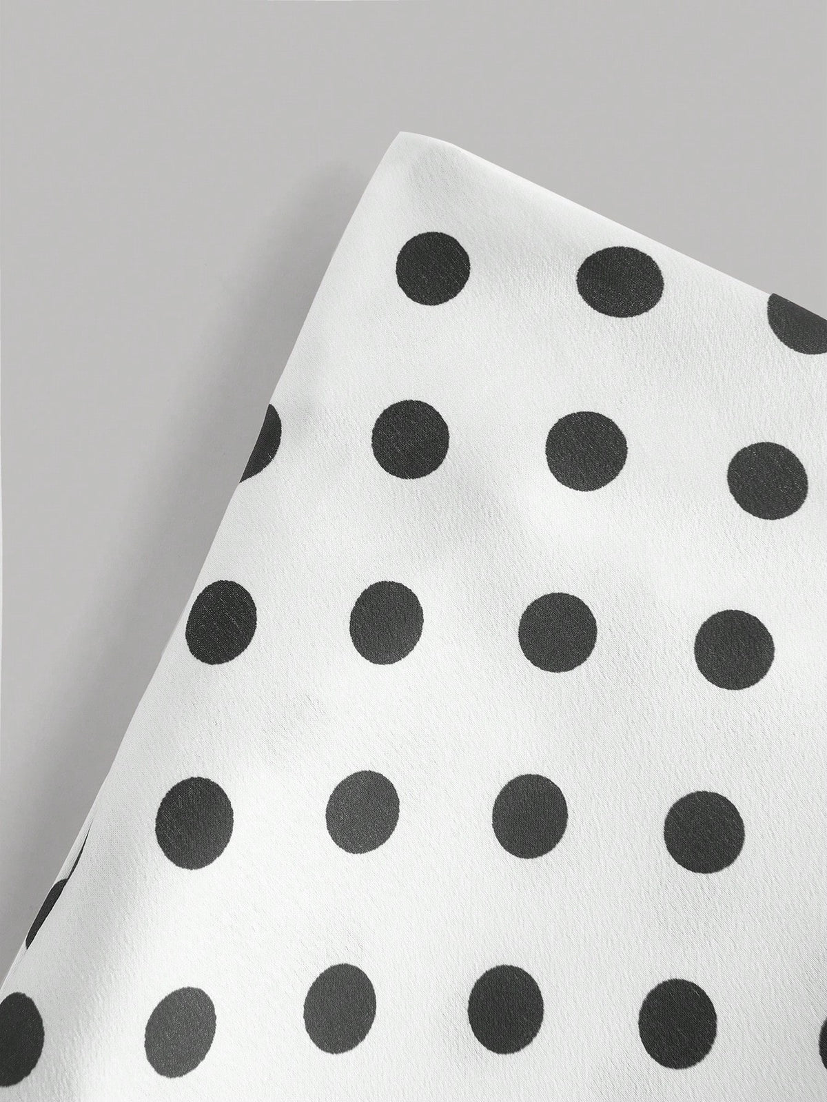 Privé Polka Dot Satin Long Skirt, Minimalist & Fashionable, Suitable For Summer
