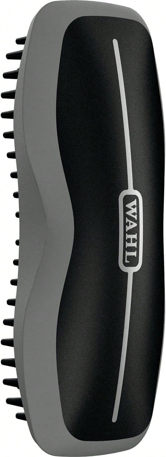 Professional Animal Ergonomic Horse Grooming Rubber Curry Brush (#858712)- Black, Hair Type: All, For Equestrians
