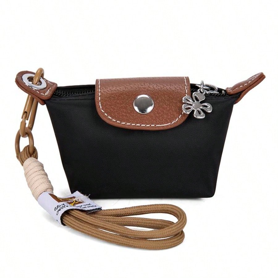 Puffy Nylon Bag Charm, Stylish Mini Keychain, Playful Hanging Decoration For Purses And Backpacks, Bag Hanging Decoration