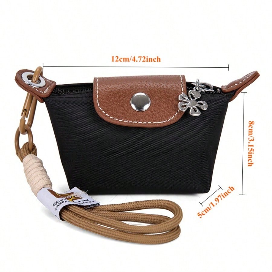 Puffy Nylon Bag Charm, Stylish Mini Keychain, Playful Hanging Decoration For Purses And Backpacks, Bag Hanging Decoration