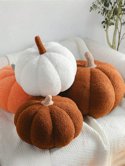 Pumpkin Pillow, Soft And Adorable Halloween Pumpkin Decorative Pillow, Perfect For Adding A Festive Touch To Your Home Decor. Ideal For Use In Bedrooms Or On Sofa Cushions, This Pumpkin Pillow Makes A