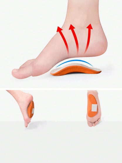 QKC 1 Pair EVA Insoles With Arch Support, Non-Slip Cushion, Comfortable Sports Insoles, Shoe Accessories For Sneakers, Snow Boots, Casual Shoes, Women Men Shoes