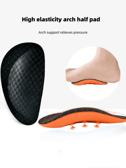 QKC 1 Pair EVA Insoles With Arch Support, Non-Slip Cushion, Comfortable Sports Insoles, Shoe Accessories For Sneakers, Snow Boots, Casual Shoes, Women Men Shoes