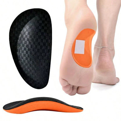 QKC 1 Pair EVA Insoles With Arch Support, Non-Slip Cushion, Comfortable Sports Insoles, Shoe Accessories For Sneakers, Snow Boots, Casual Shoes, Women Men Shoes