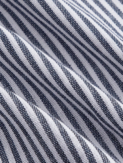 Qutie Casual Striped Wide Leg Pants With Drawstring Waist
