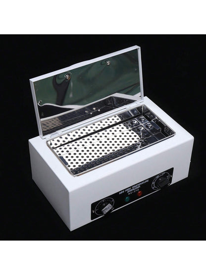 Rainaut 110V 300W Dry Heat Sterilizer Cabinet Autoclave Magnifier Tattoo Disinfect Salon Machine High-Temperature Disinfection Box, Metal Cleaning Box, Sterilizer Box 31*20.5*17.5cm/12.2*8.07*6.89in