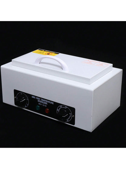 Rainaut 110V 300W Dry Heat Sterilizer Cabinet Autoclave Magnifier Tattoo Disinfect Salon Machine High-Temperature Disinfection Box, Metal Cleaning Box, Sterilizer Box 31*20.5*17.5cm/12.2*8.07*6.89in