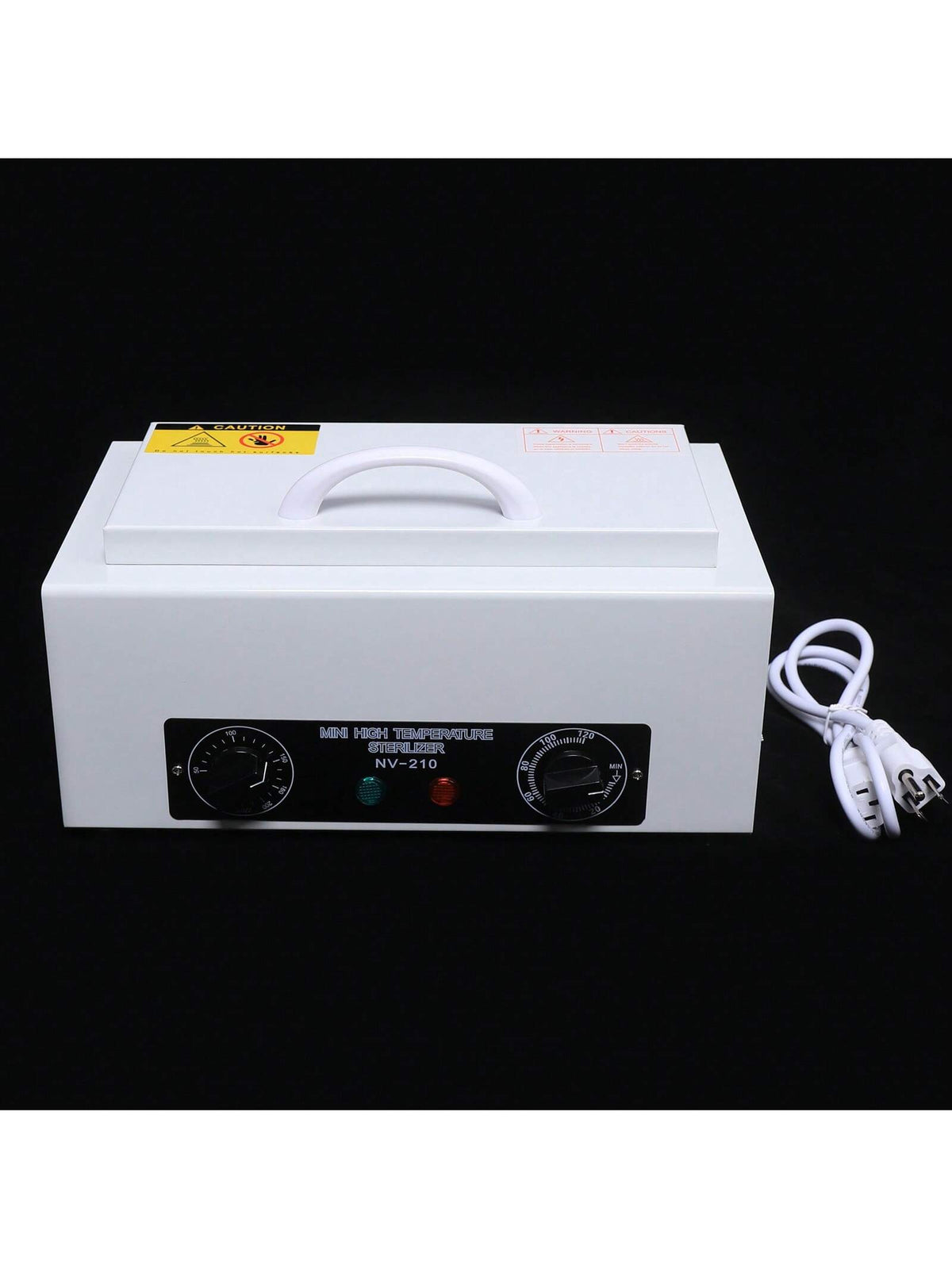 Rainaut 110V 300W Dry Heat Sterilizer Cabinet Autoclave Magnifier Tattoo Disinfect Salon Machine High-Temperature Disinfection Box, Metal Cleaning Box, Sterilizer Box 31*20.5*17.5cm/12.2*8.07*6.89in