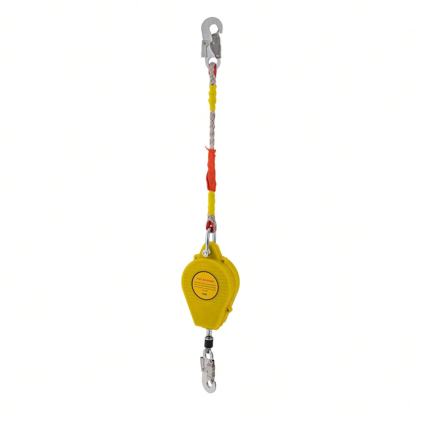 Rainaut Retractable Safety Line, 330 Lb Fall Protection Rope, Fall Protection Equipment With Retractable Safety Harness For Working At Heights, Engineering And Construction, 33 Feet (10 M) Fall Arrest