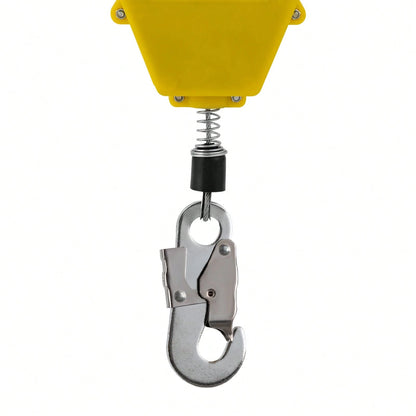 Rainaut Retractable Safety Line, 330 Lb Fall Protection Rope, Fall Protection Equipment With Retractable Safety Harness For Working At Heights, Engineering And Construction, 33 Feet (10 M) Fall Arrest