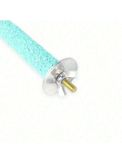 Random Color Pet Parrot Paw Grinder, Frosted Pole, Birdcage Accessories, Bird Stand, Armor Grinder