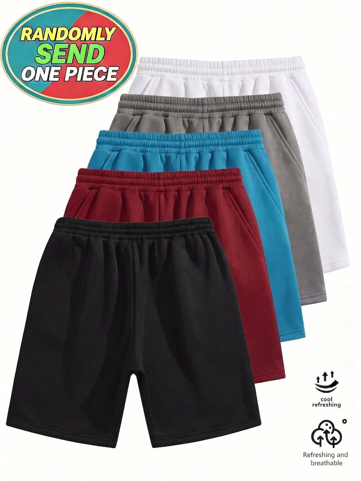 Randomly Sends 1 Pcs| 200gsm Men Polyester Shorts With IT'S ME Graphic Print- Shorts For Men, Joggers For Men, Y2K Aesthetic, Unisex