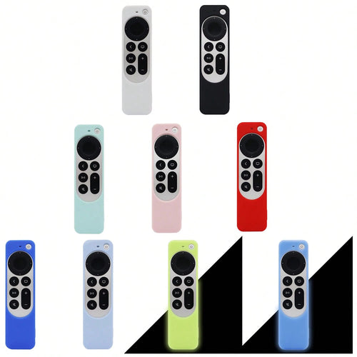 Replacement Silicone Case Cover For Apple TV 4K- 3rd Gen Remote, New 4K 2021-2024 Series 6th Gen/6th Generation Control, Easy To Find With Lanyard