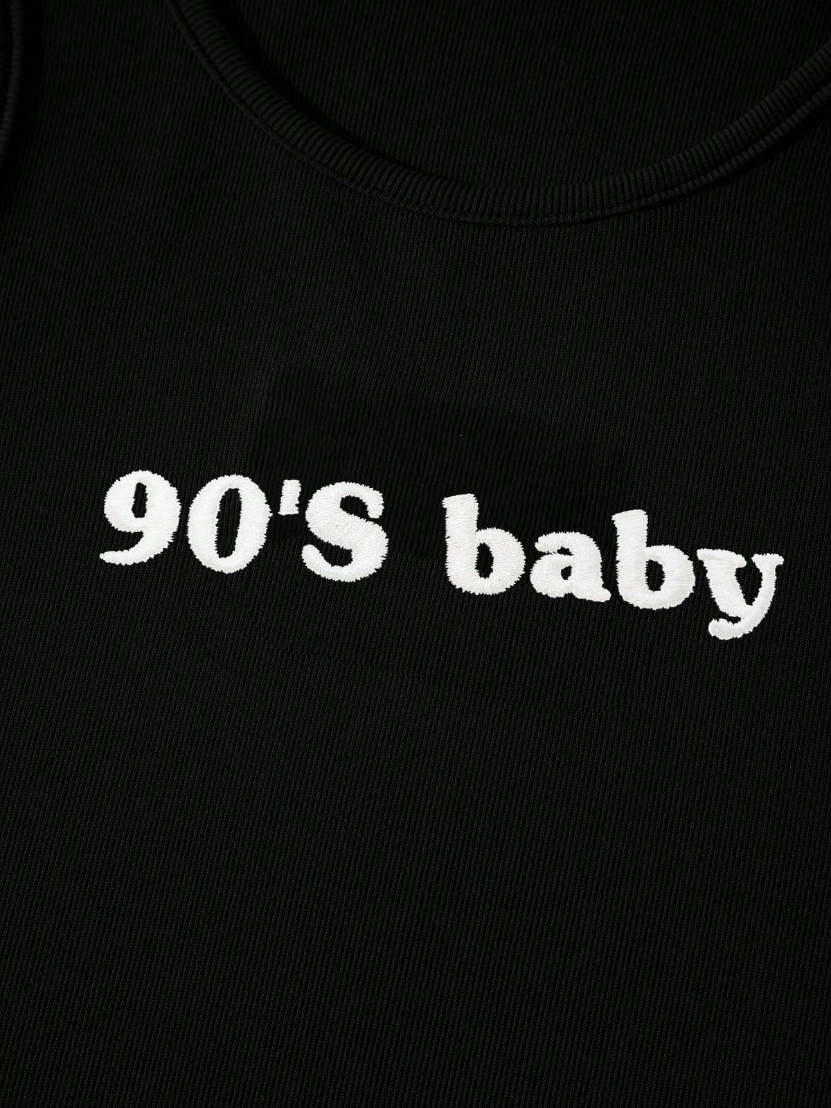Resyla Round Neck Women's Letter Print Tank Top 90'S Baby Graphic Tees Women Tops