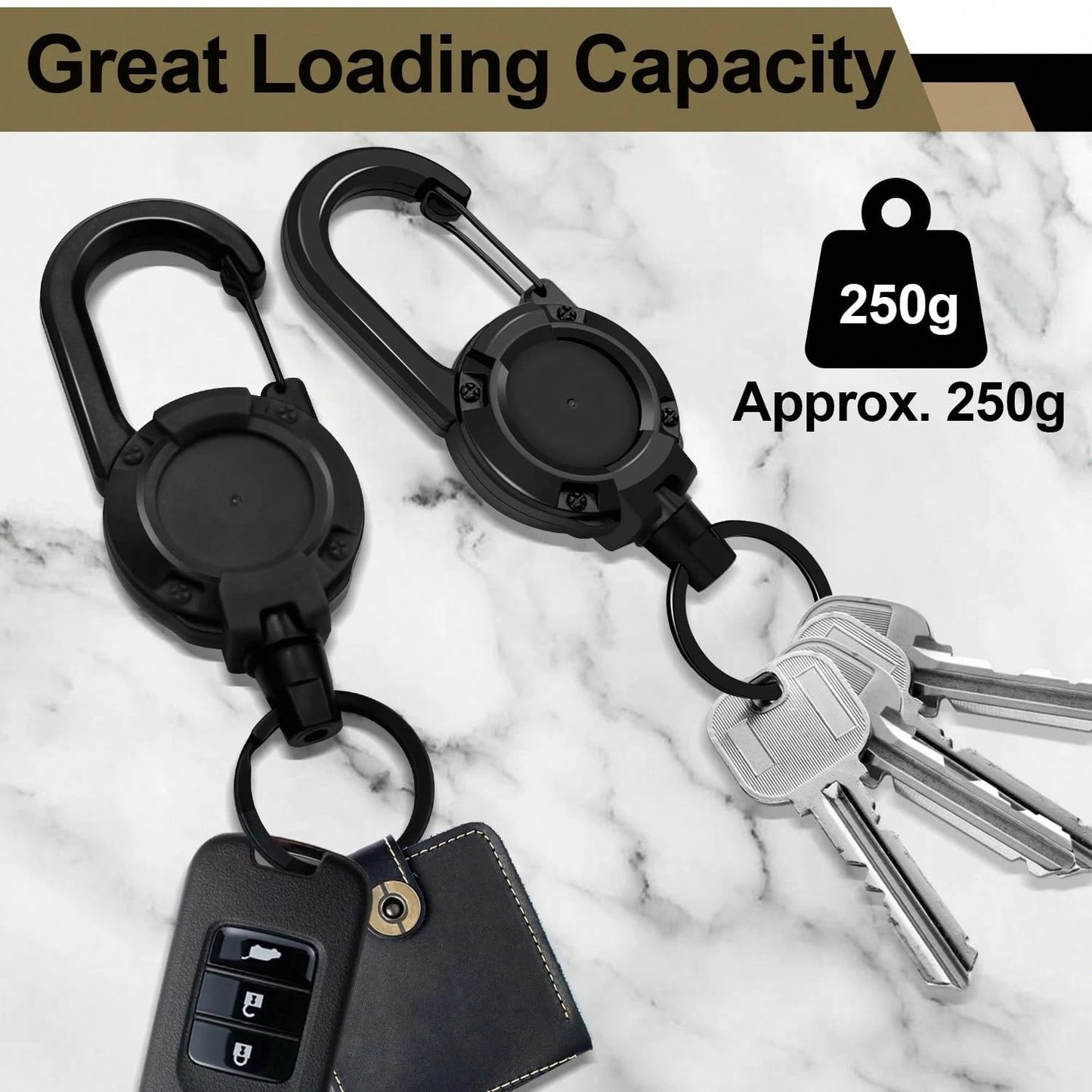 Retractable Phone Lanyard With Heavy Duty Carabiner Clip, Adjustable Anti Lost Wrist Strap And Phone Tether For Smartphones Keys And Bags, Durable Rotating Phone Hanging Strap With Spacer Patch For Tr
