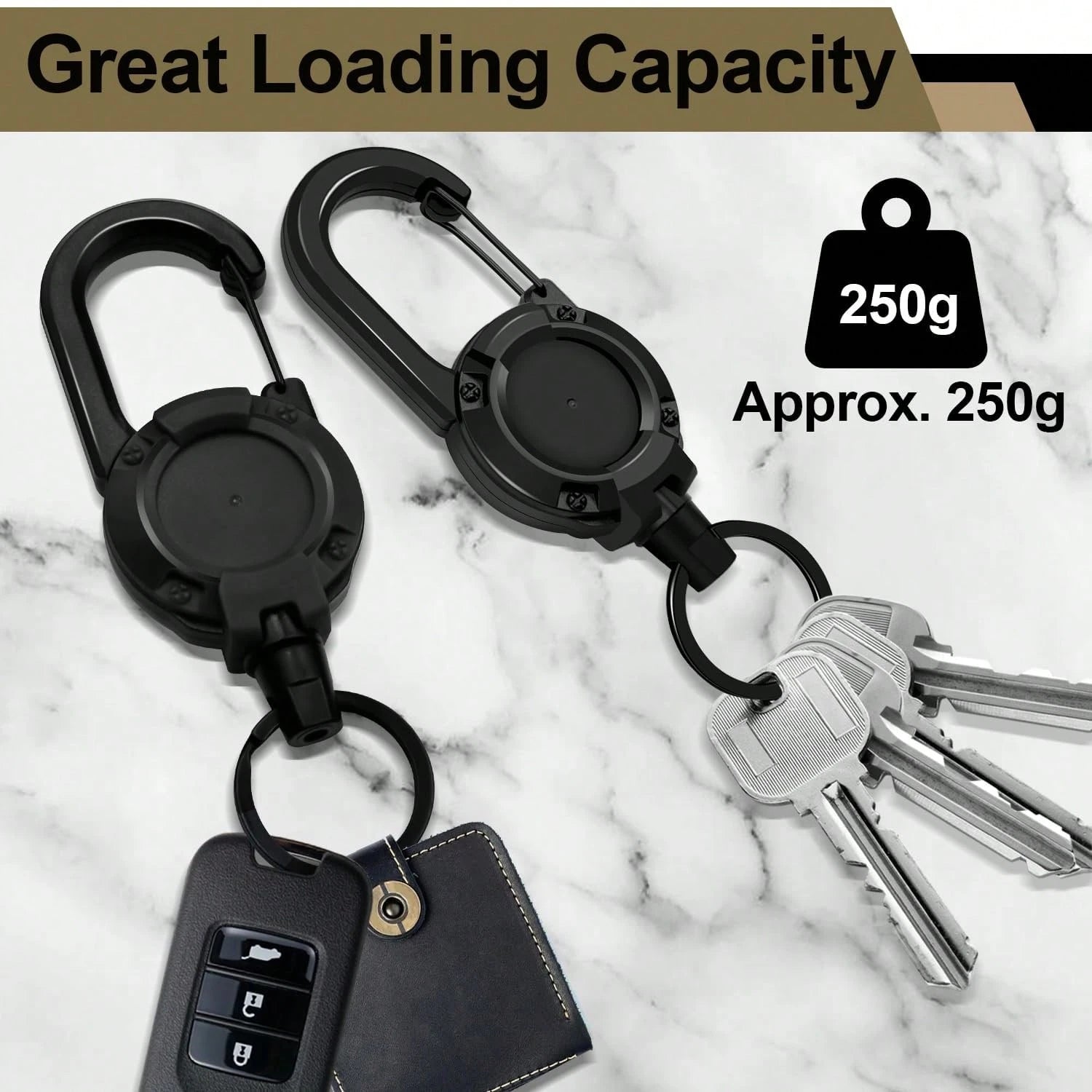 Retractable Phone Lanyard With Heavy Duty Carabiner Clip, Adjustable Anti Lost Wrist Strap And Phone Tether For Smartphones Keys And Bags, Durable Rotating Phone Hanging Strap With Spacer Patch For Tr