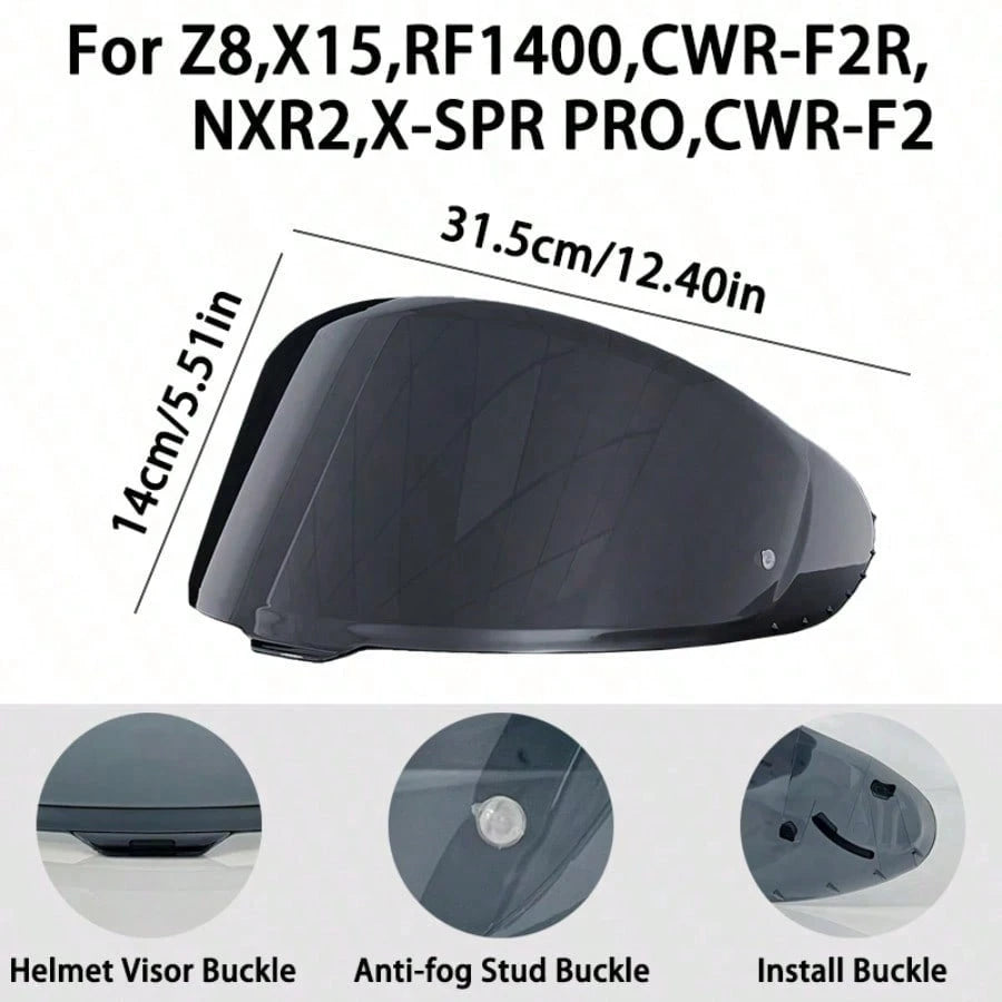 RF-1400 RF 1400 Visors Shield Replacement, CWR-F2 Visor Face Shield Compatible With RF-1400 CWR-F2 Z8 NXR2 UV Protection