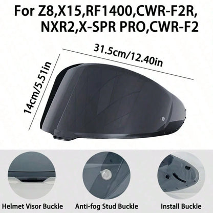 RF-1400 RF 1400 Visors Shield Replacement, CWR-F2 Visor Face Shield Compatible With RF-1400 CWR-F2 Z8 NXR2 UV Protection