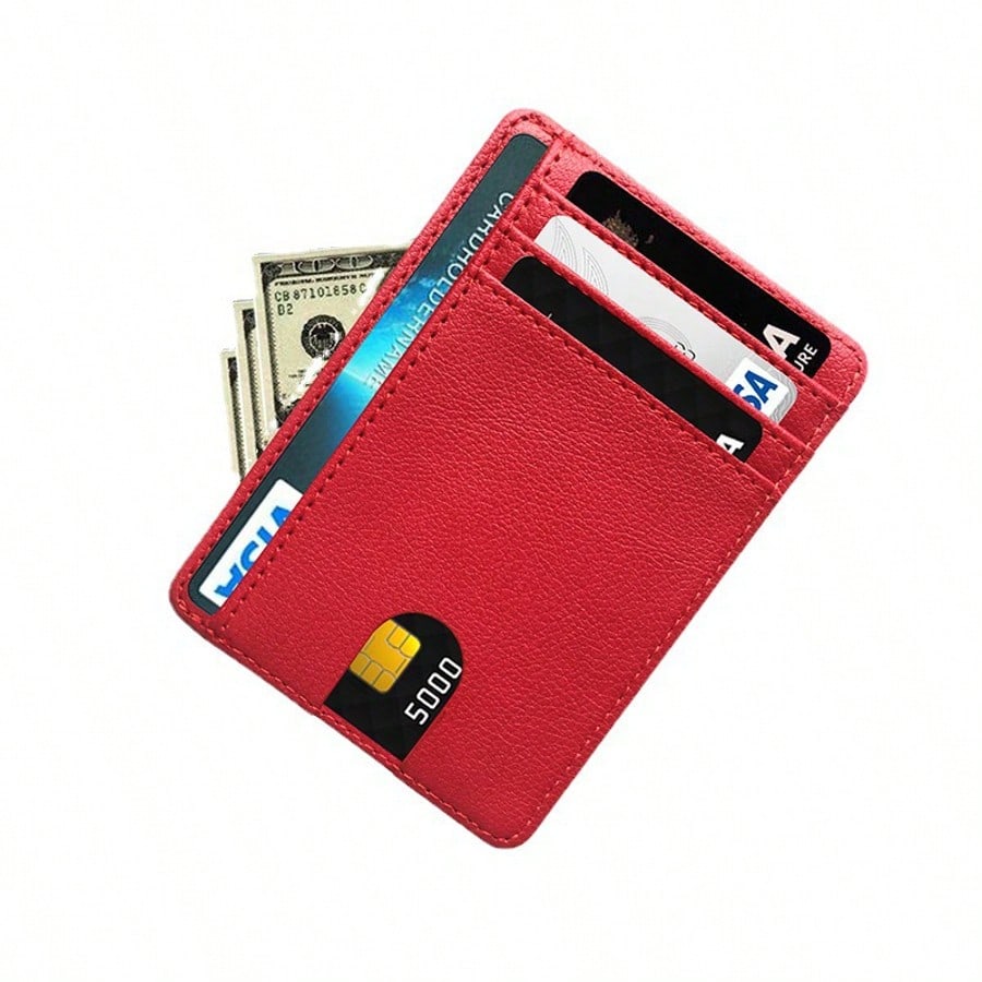 RFID Blocking Card Holder, PU Leather ID Card Case, Slim Multi-Card Wallet, Portable & Fashionable Card Holder, Minimalist Wallet, Mini Wallet, Wallet, RFID Wallet, Card Holder