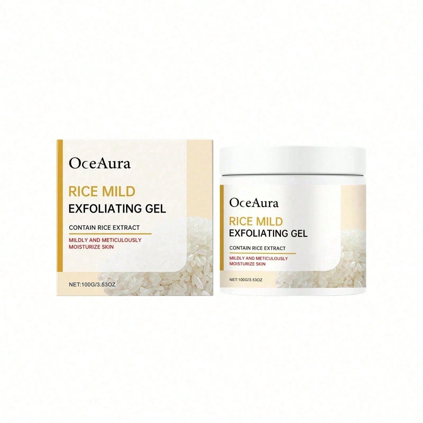 Rice Face Cleansing Gel Tender Skin Gel Face Cleansing Body Care Gentle Tender Muscles