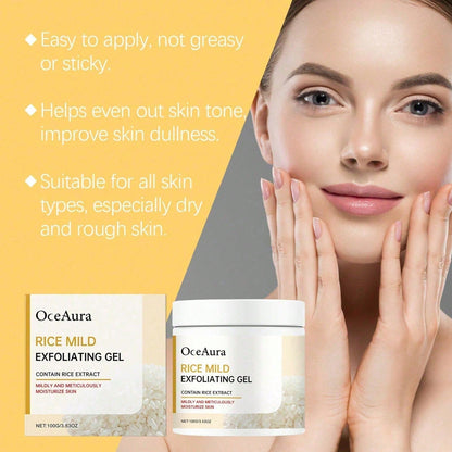 Rice Face Cleansing Gel Tender Skin Gel Face Cleansing Body Care Gentle Tender Muscles