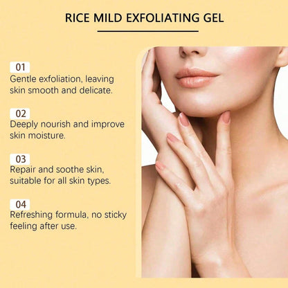 Rice Face Cleansing Gel Tender Skin Gel Face Cleansing Body Care Gentle Tender Muscles