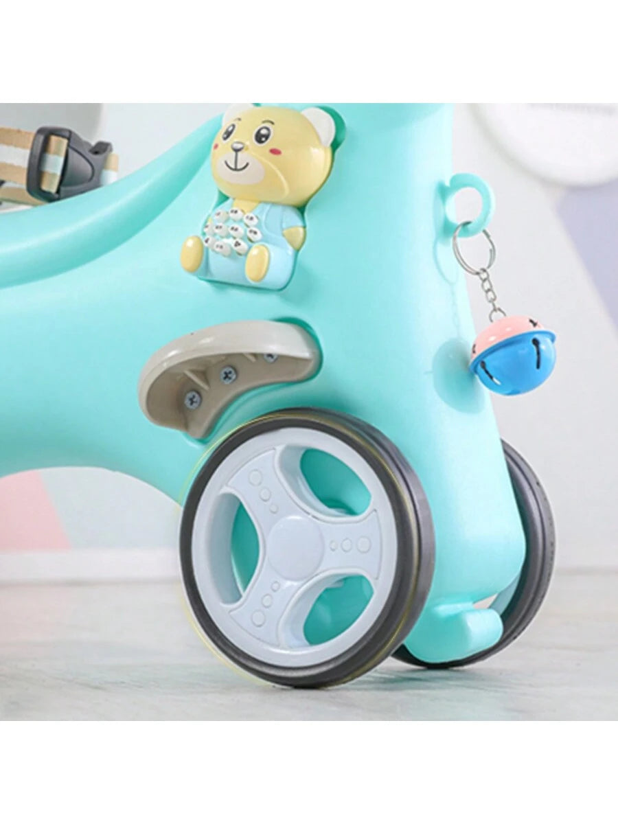 Rocking Horse For Toddlers, Balance Bike Ride On Toys With Push Handle, Backrest And Balance Board For Baby Girl And Boy, Unicorn Kids Riding Birthday (Pink)