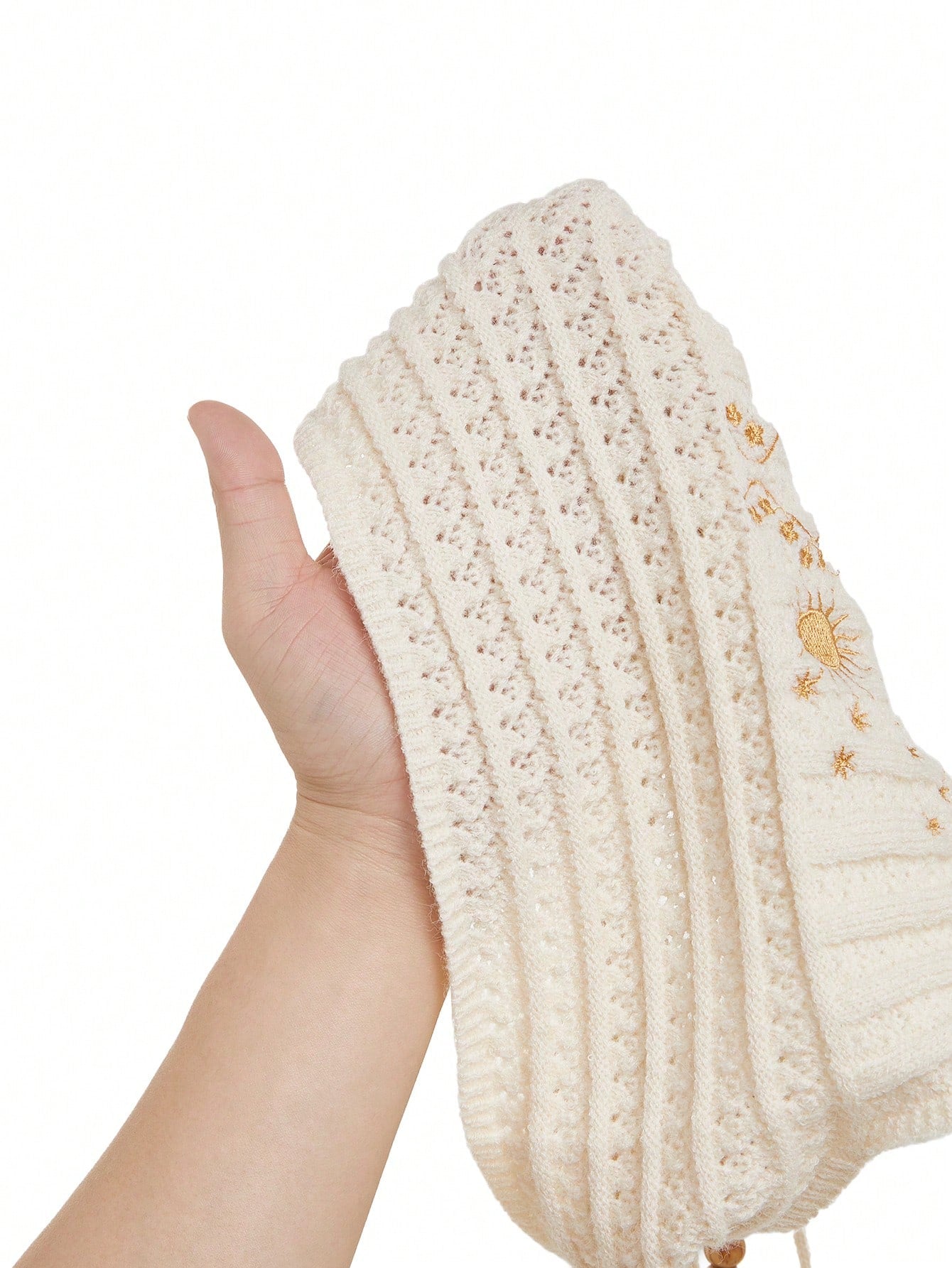 ROMWE Hippie Summer Embroidered Cross Strap Backless Halter Crochet Knit Top