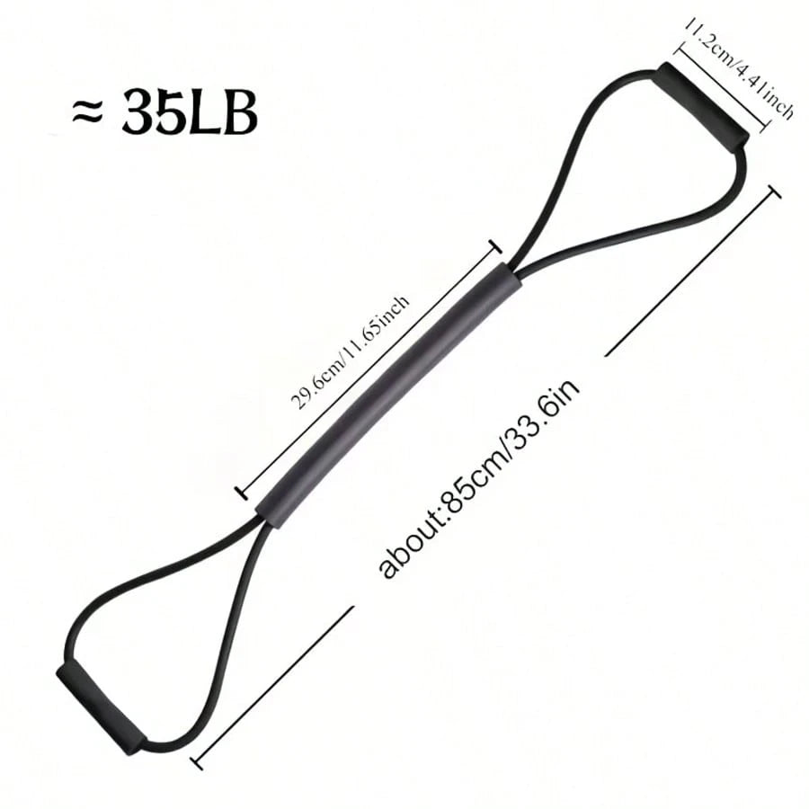 Rubber Resistance Band For 8-Figure Boxing Pull Training: Outdoor Fitness, Karate, Boxing, Indoor Fitness, Leg, Arm Training, Yoga And Pilates Training! Home Workout, Fitness Training Equipment, Fitne
