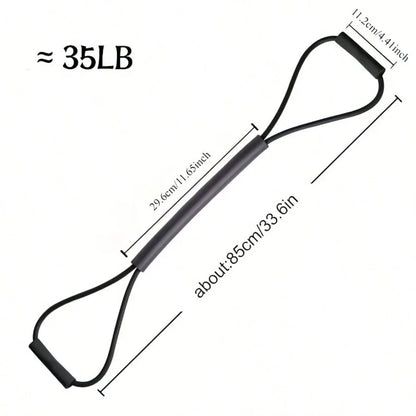 Rubber Resistance Band For 8-Figure Boxing Pull Training: Outdoor Fitness, Karate, Boxing, Indoor Fitness, Leg, Arm Training, Yoga And Pilates Training! Home Workout, Fitness Training Equipment, Fitne