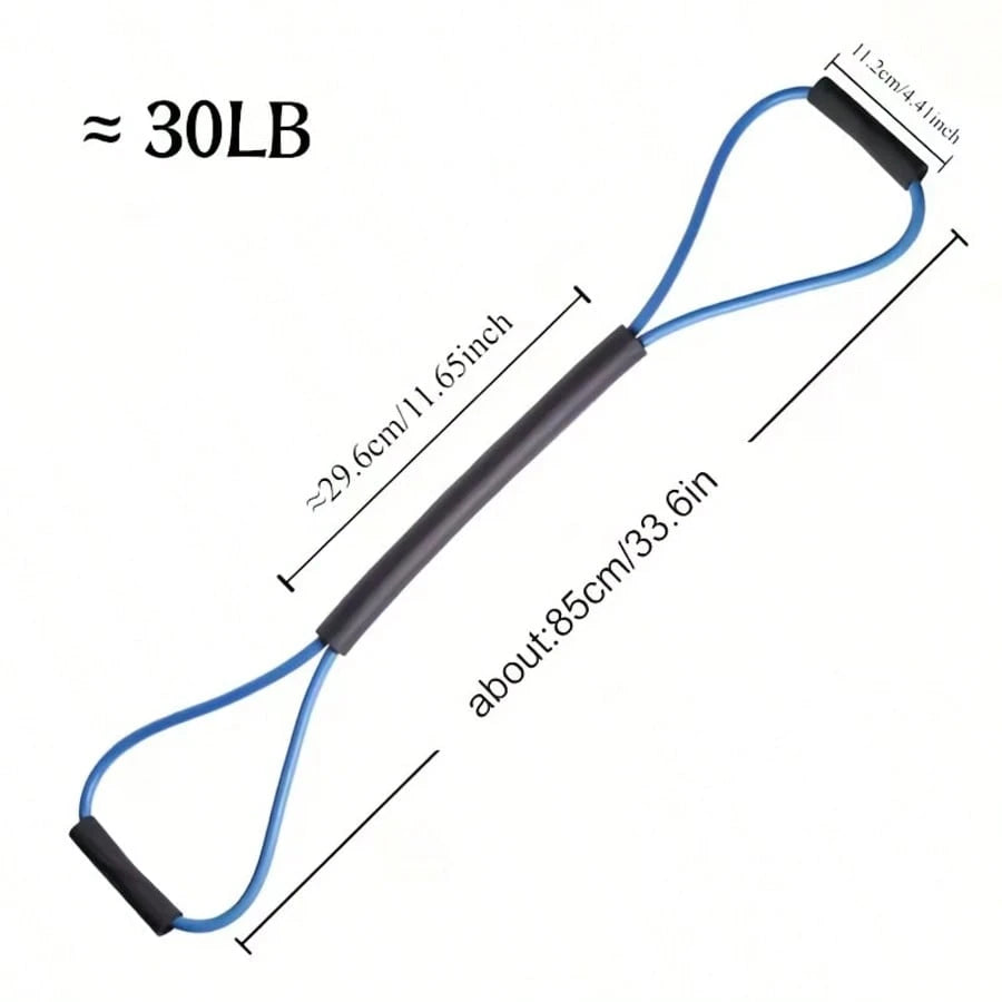 Rubber Resistance Band For 8-Figure Boxing Pull Training: Outdoor Fitness, Karate, Boxing, Indoor Fitness, Leg, Arm Training, Yoga And Pilates Training! Home Workout, Fitness Training Equipment, Fitne