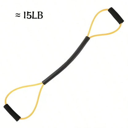 Rubber Resistance Band For 8-Figure Boxing Pull Training: Outdoor Fitness, Karate, Boxing, Indoor Fitness, Leg, Arm Training, Yoga And Pilates Training! Home Workout, Fitness Training Equipment, Fitne